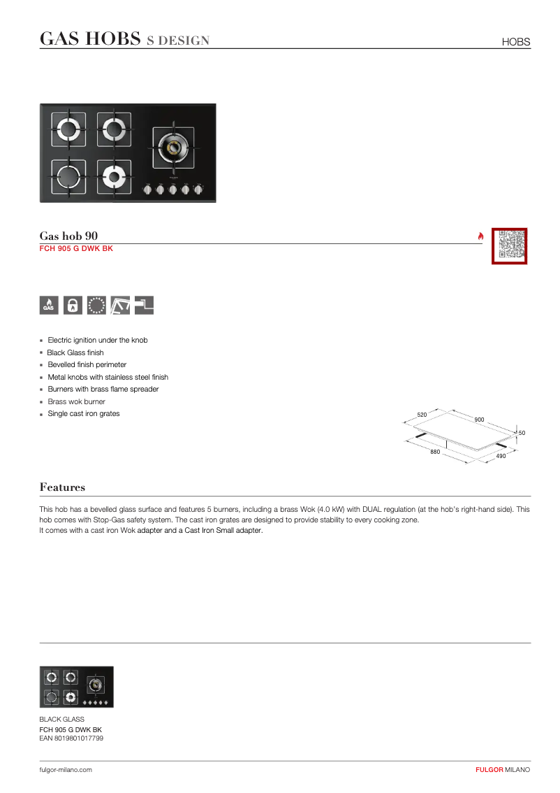 Imagen de la primera página del manual del dispositivo FCH 905 G DWK