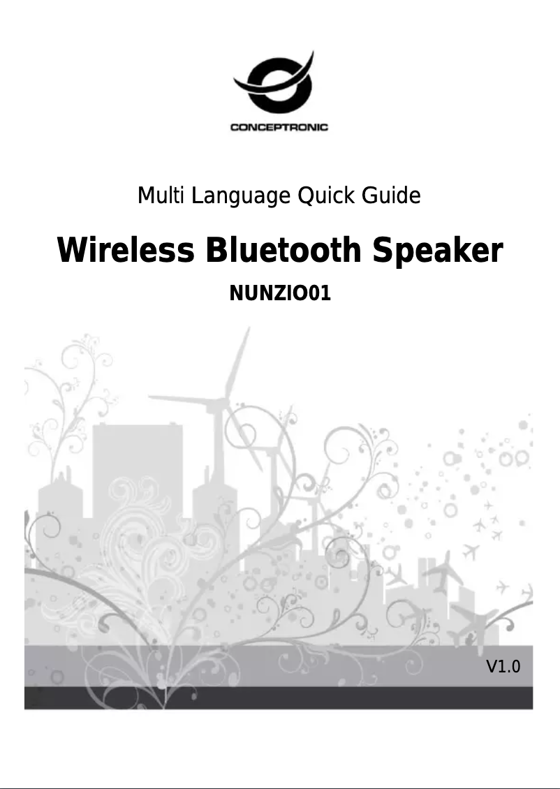 Imagen de la primera página del manual del dispositivo NUNZIO01P