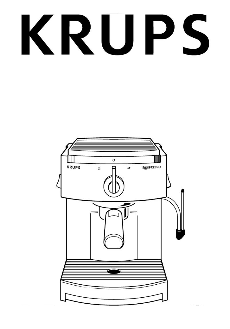 Imagen de la primera página del manual del dispositivo Nespresso Classic F893
