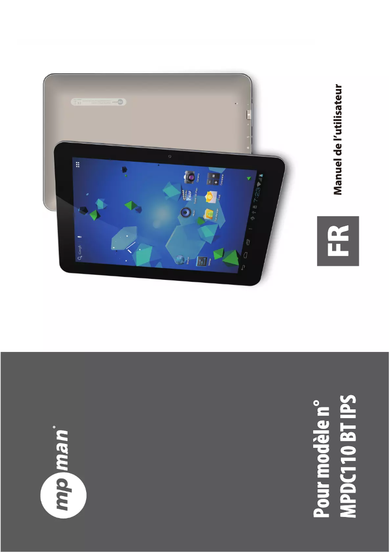 Página 1 del manual Manual de usuario Mpman MPDC112 BT IPS