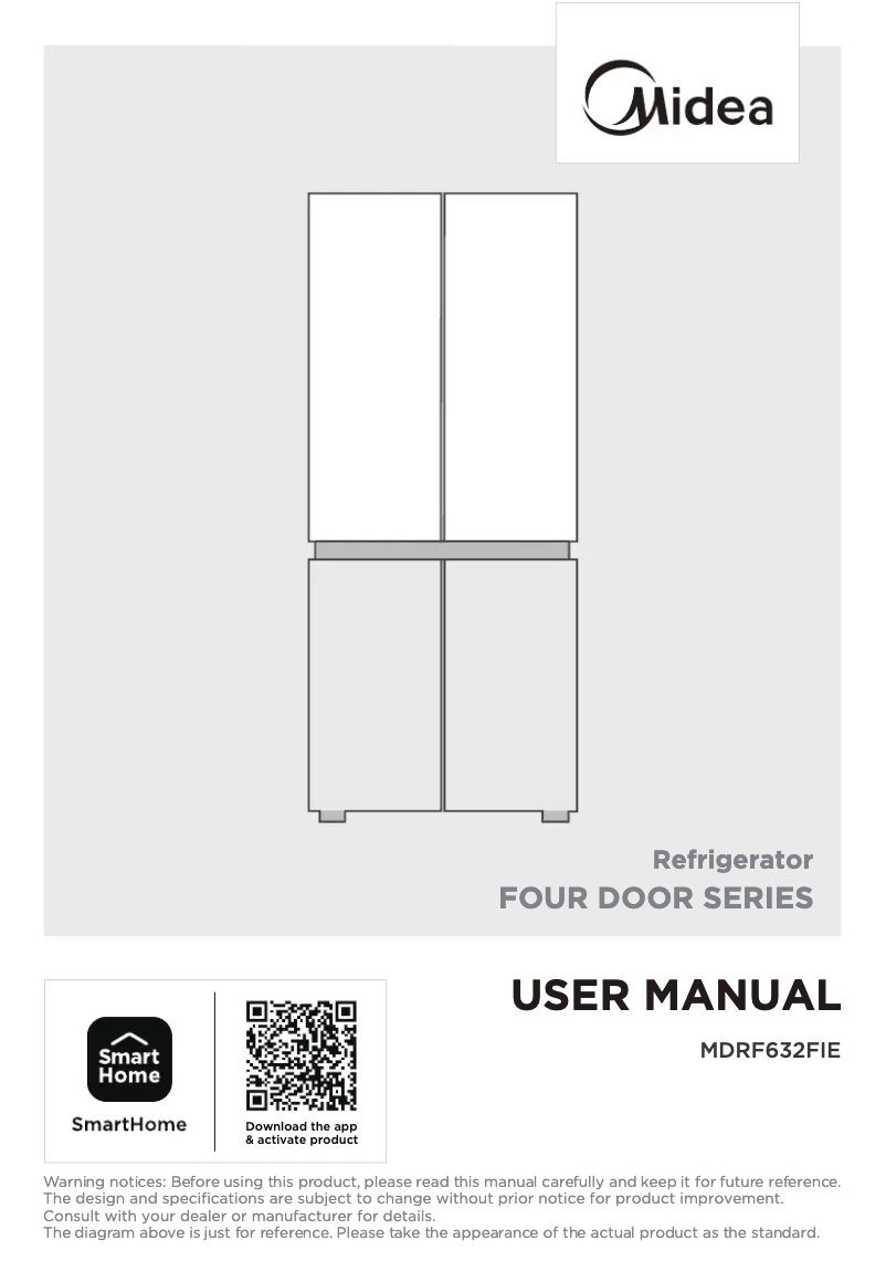 Imagen de la primera página del manual del dispositivo MDRF632FIE46