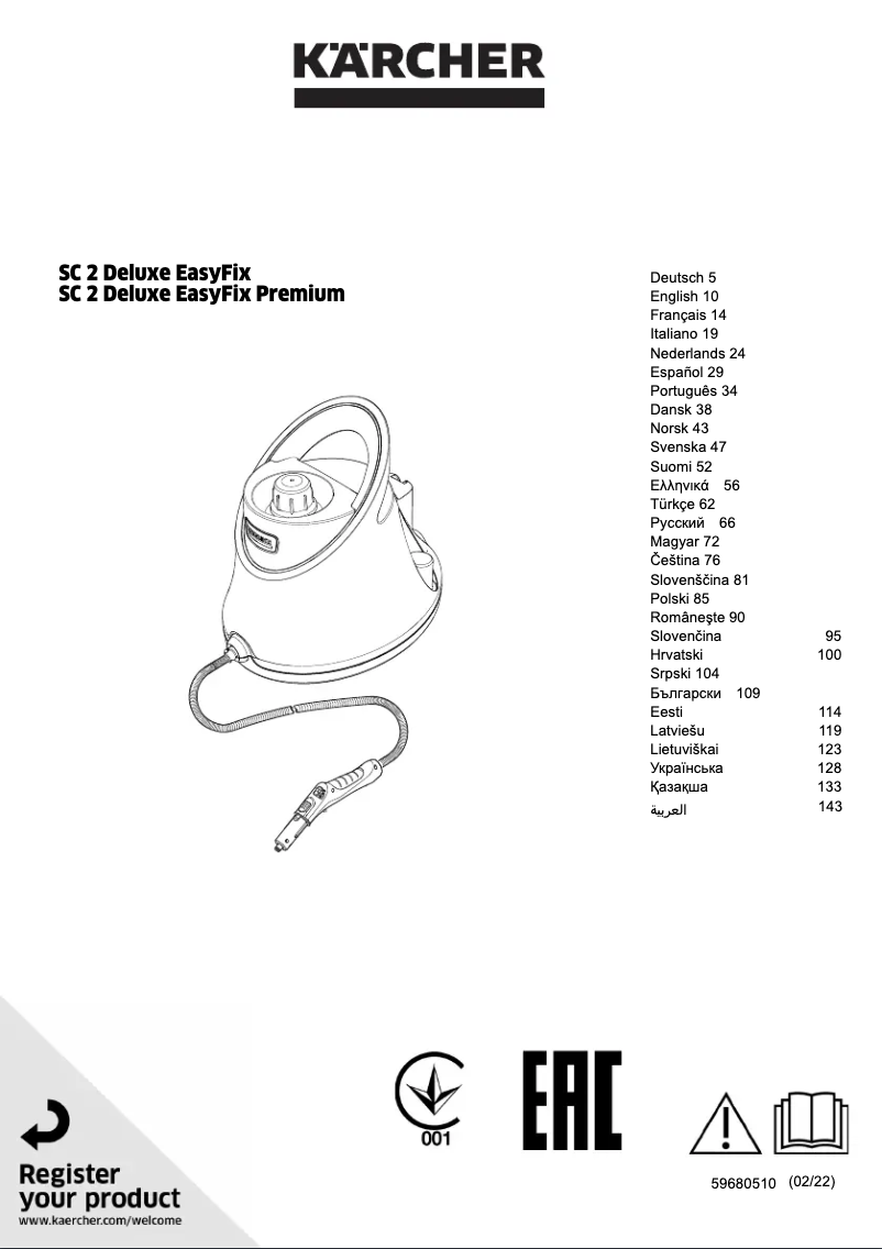 Imagen de la primera página del manual del dispositivo SC 2 Deluxe EasyFix