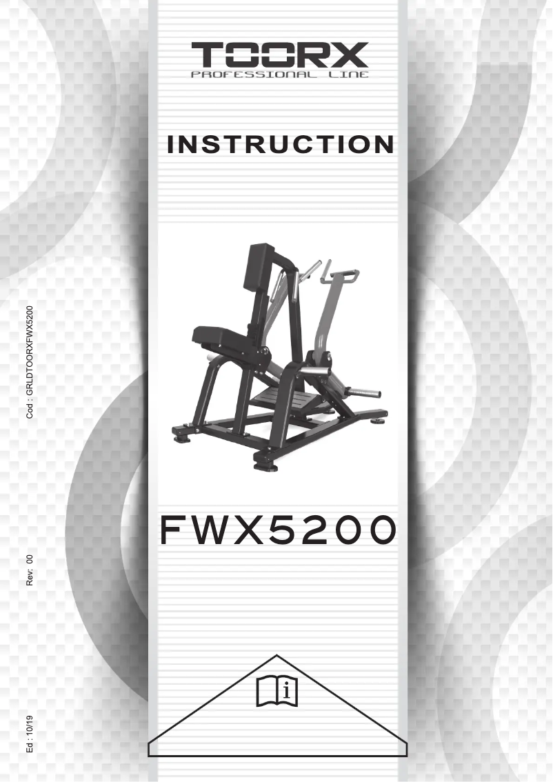 Página nº 1 - Manual de usuario Toorx FWX-5200