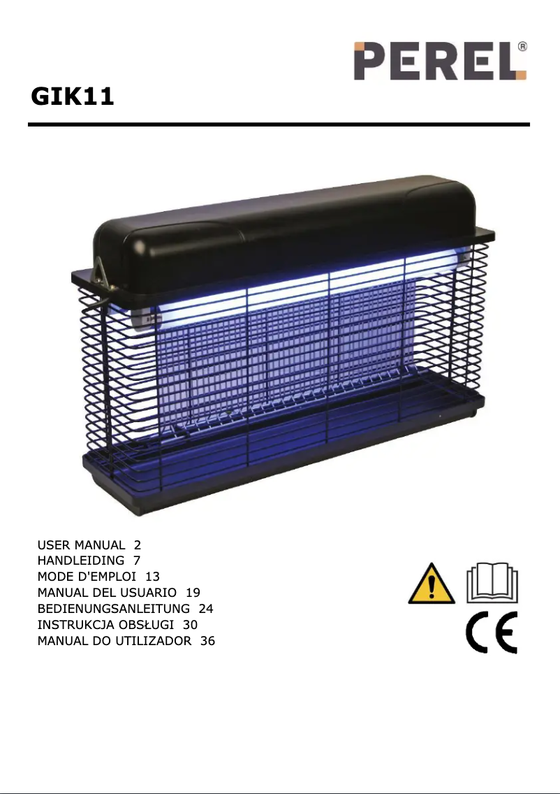 Imagen de la primera página del manual del dispositivo GIK11