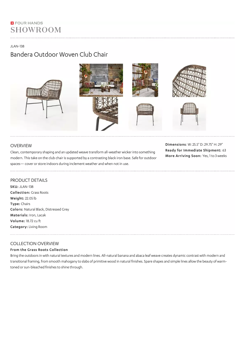 Imagen de la primera página del manual del dispositivo Grass Roots JLAN-138
