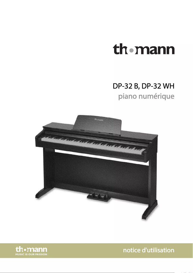 Imagen de la primera página del manual del dispositivo DP-32