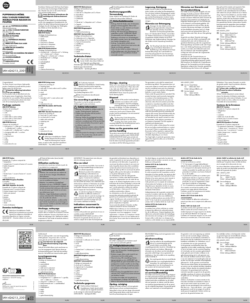 Imagen de la primera página del manual del dispositivo IAN 426213