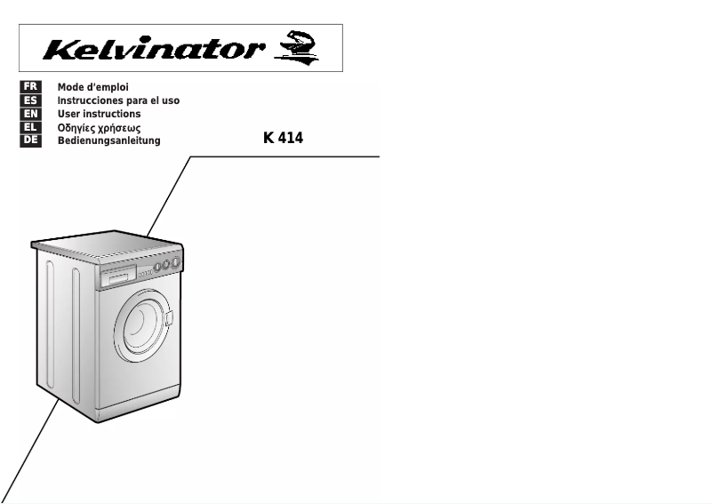 Página 1 del manual Manual de usuario Kelvinator LB K 414