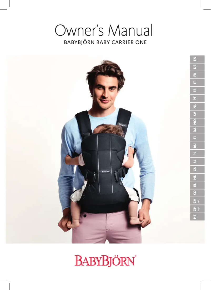 Página 1 del manual Manual de usuario BabyBjörn Baby Carrier One