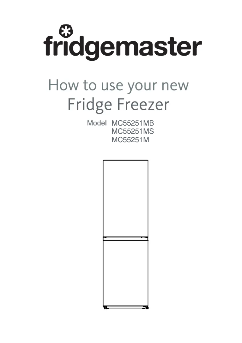 Página nº 1 - Manual de usuario Fridgemaster MC55251M