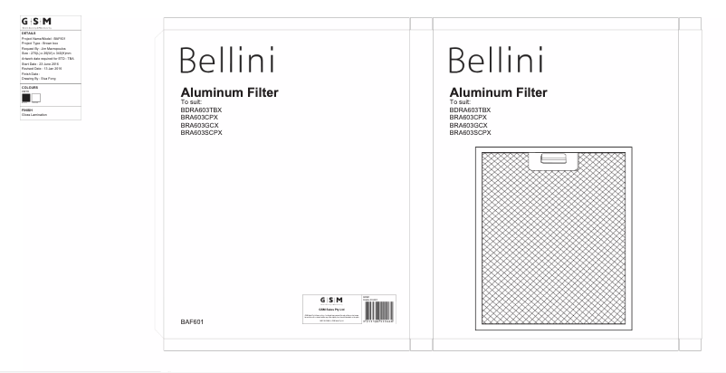 Página 1 del manual Manual de usuario Bellini BAF601