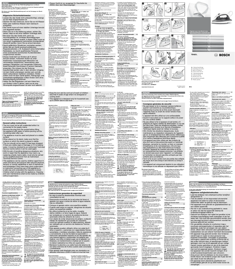 Imagen de la primera página del manual del dispositivo QuickFilling TDA2360