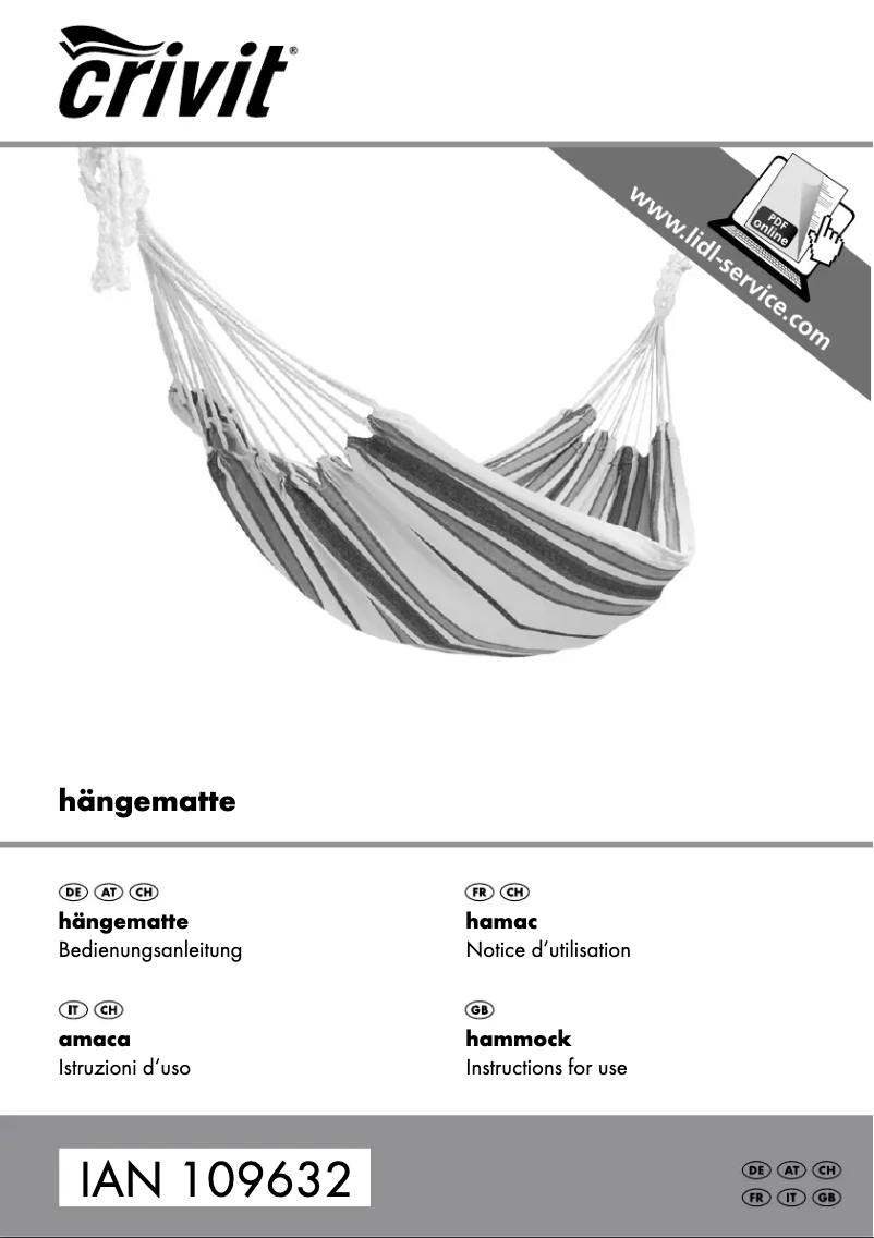 Página 1 del manual Manual de usuario Crivit IAN 109632