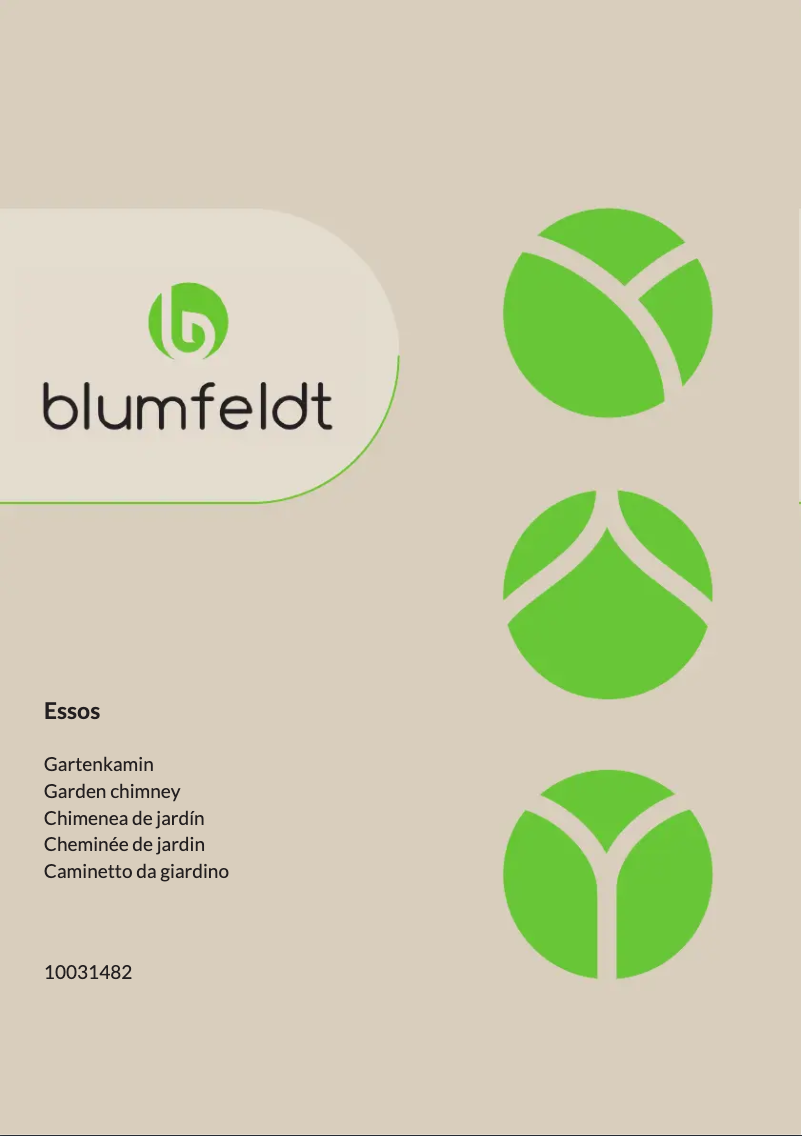 Página 1 del manual Manual de usuario Blumfeldt Essos