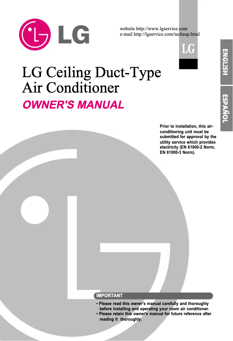 Página nº 1 - Manual de usuario LG ABNH486RLAD