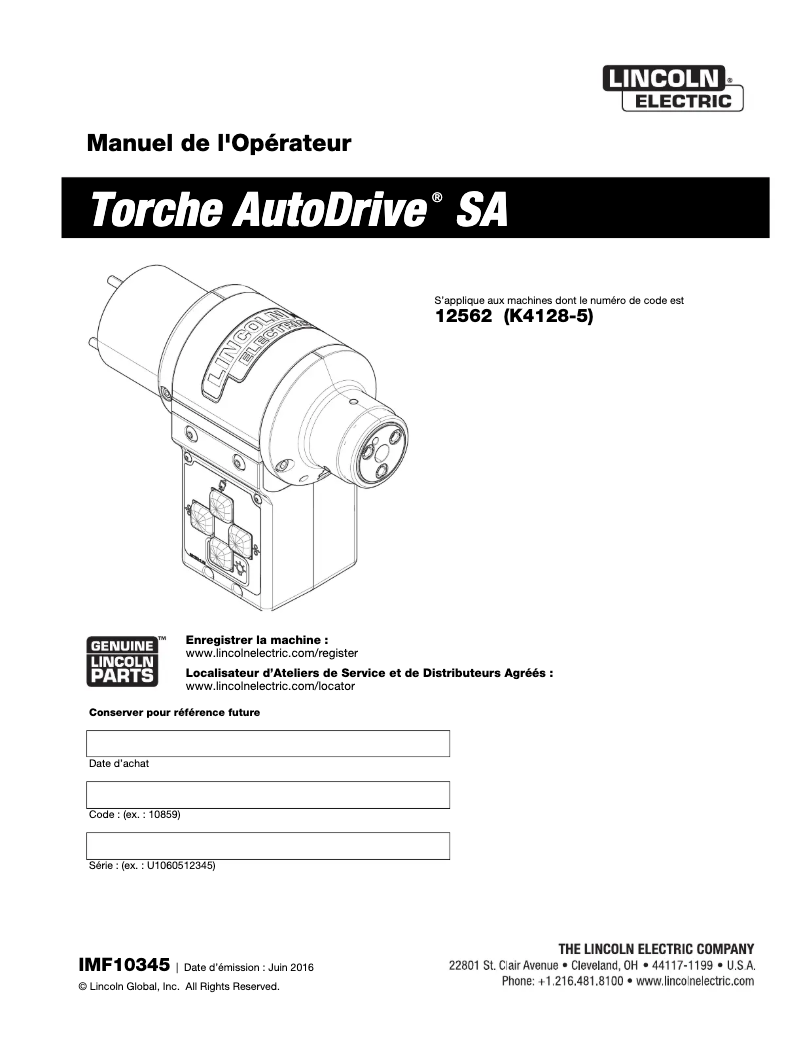 Imagen de la primera página del manual del dispositivo AutoDrive SA