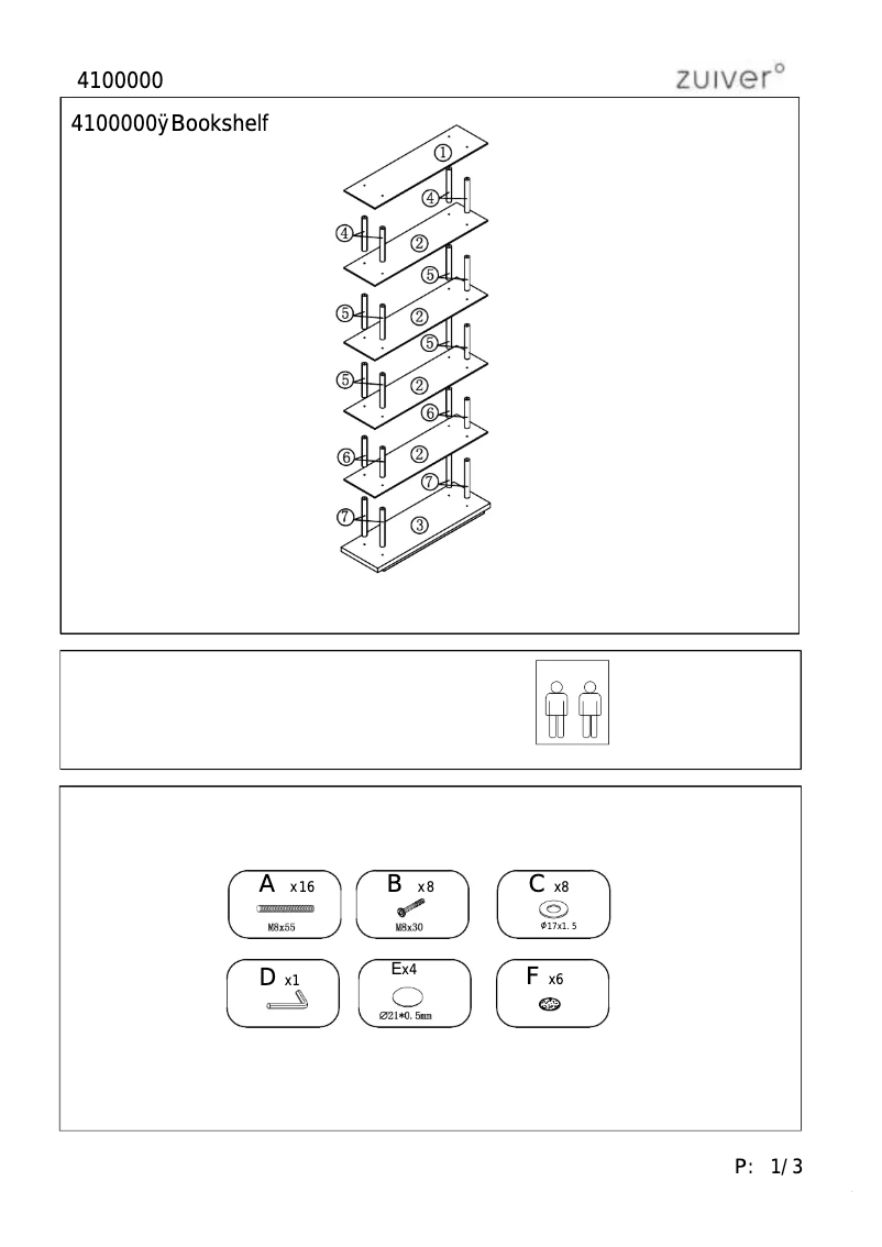 Página 1 del manual Manual de usuario Zuiver High on Wood