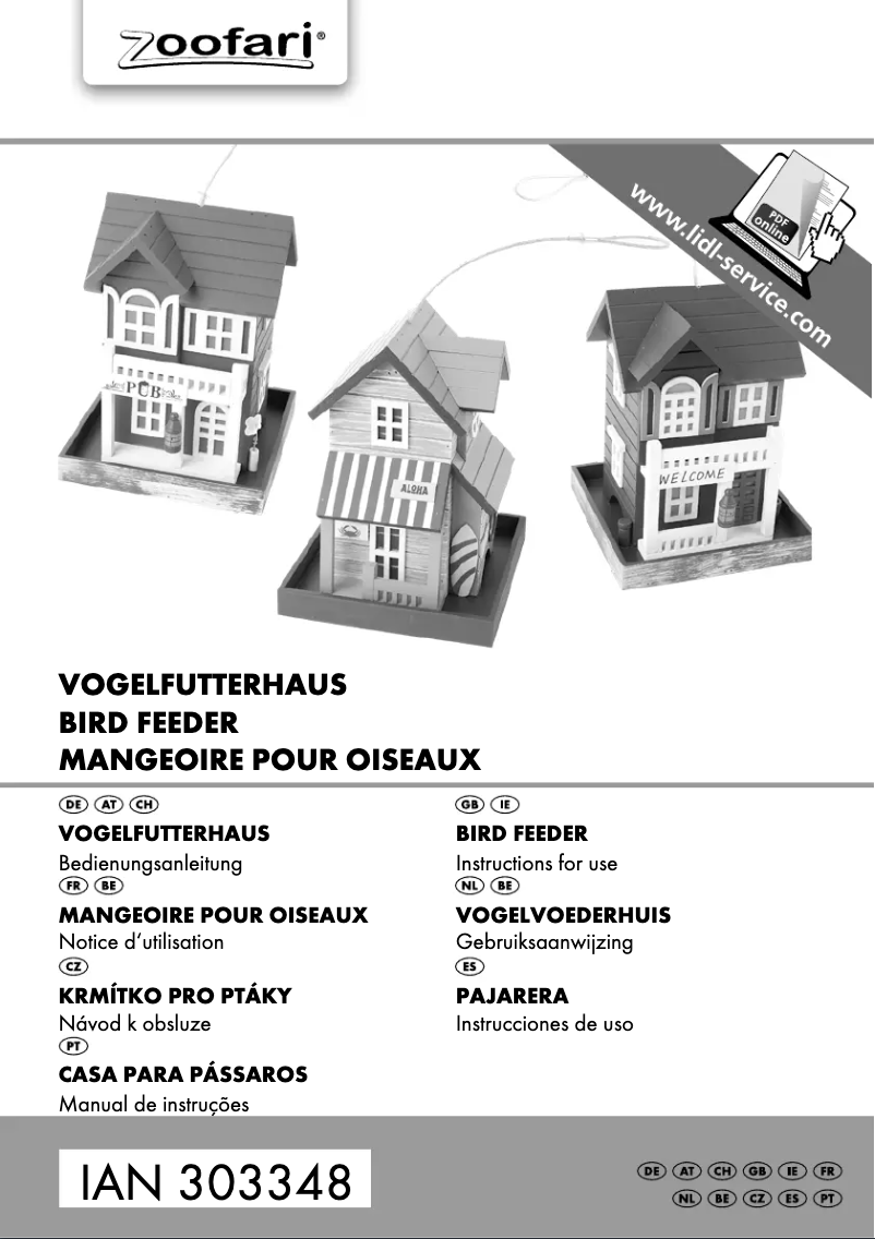 Página 1 del manual Manual de usuario Zoofari IAN 303348