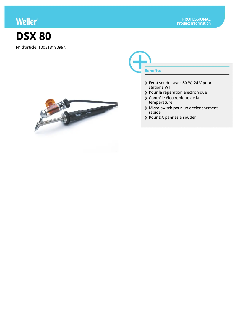 Imagen de la primera página del manual del dispositivo DSX 80