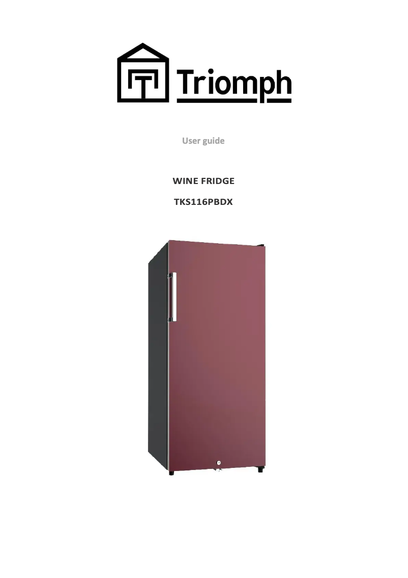 Imagen de la primera página del manual del dispositivo TKV116PDBX