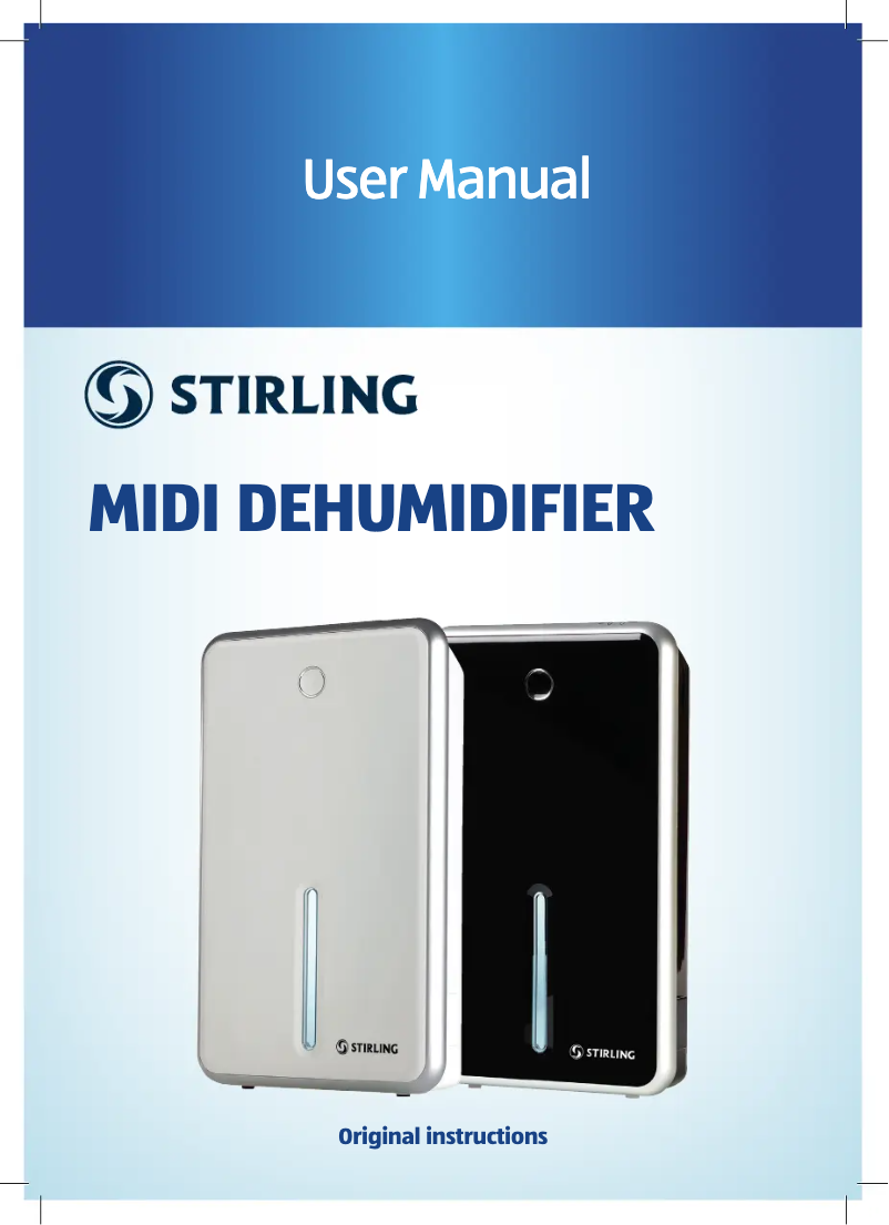 Página 1 del manual Manual de usuario Stirling GT-SF-KLE-01