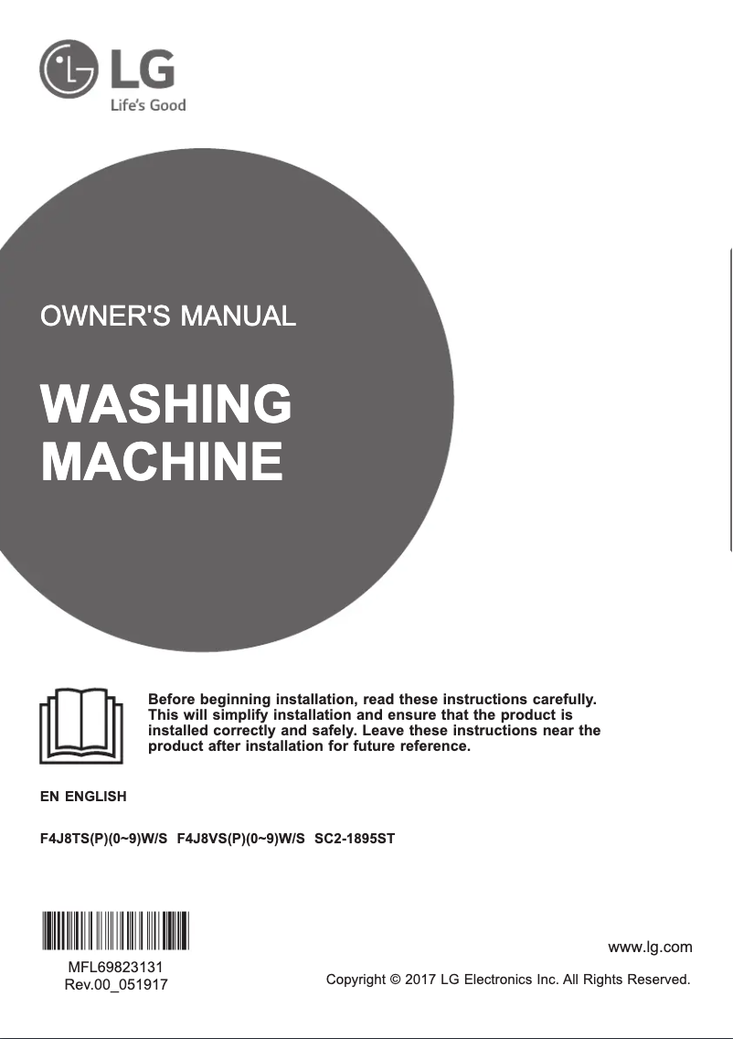 Página 1 del manual Manual de usuario LG SC2-1895ST