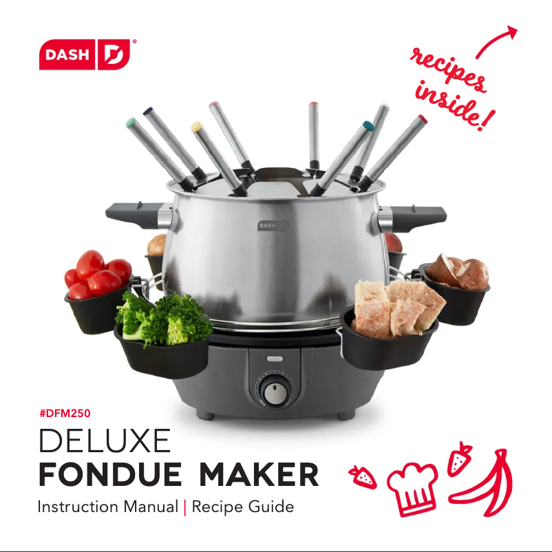 Página 1 del manual Manual de usuario Dash Deluxe DFM250GBGY04