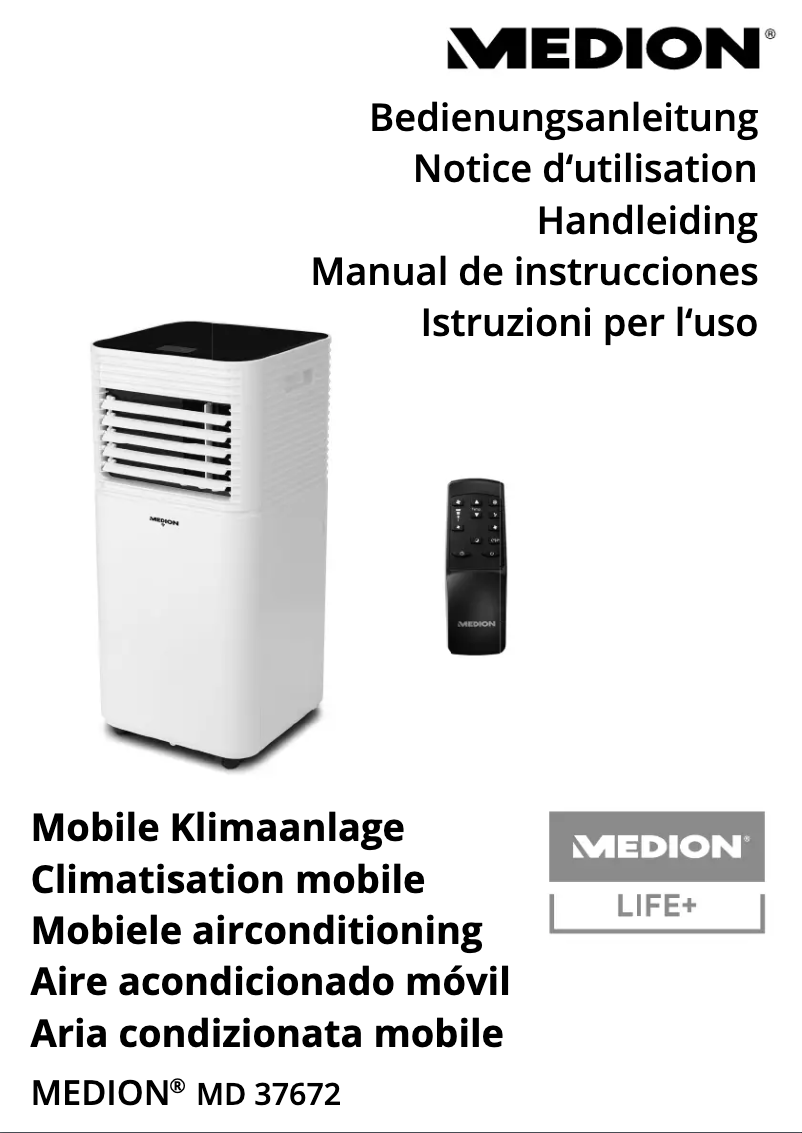 Imagen de la primera página del manual del dispositivo Life+ MD 37672