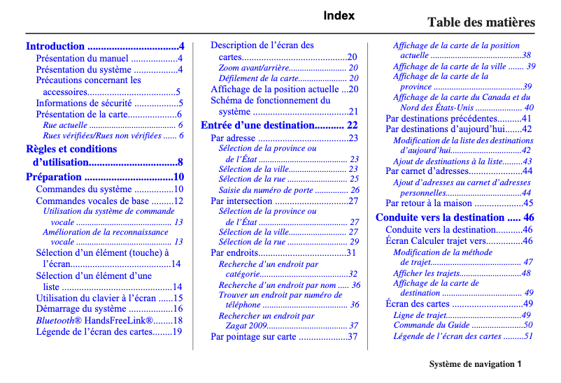 Página nº 1 - Manual de usuario Honda Odyssey (2010)