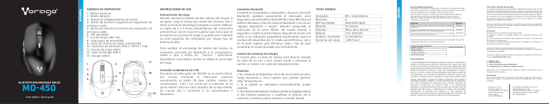 Página 1 del manual Manual de usuario Vorago MO-450