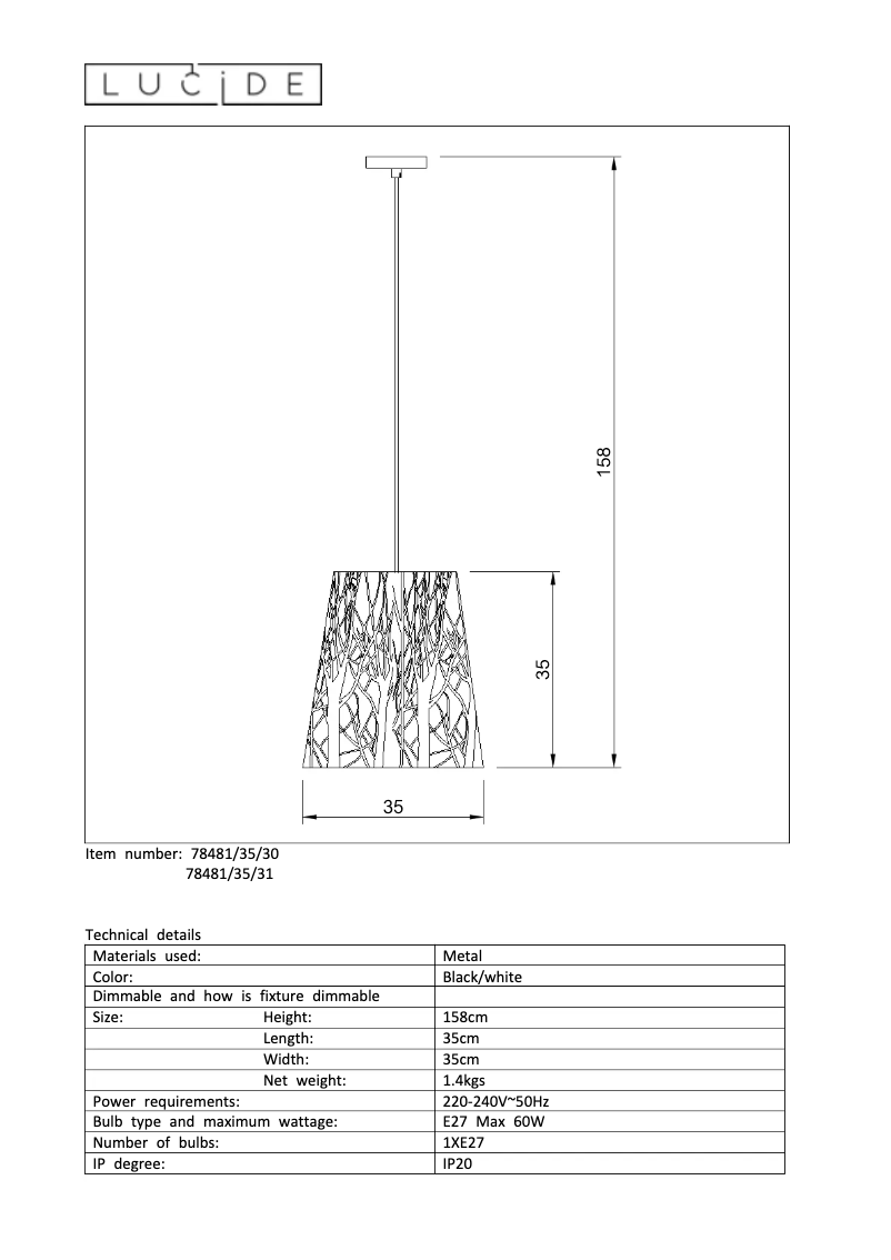 Imagen de la primera página del manual del dispositivo Garell