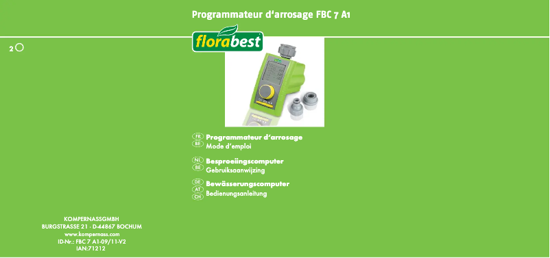 Imagen de la primera página del manual del dispositivo KH 4258