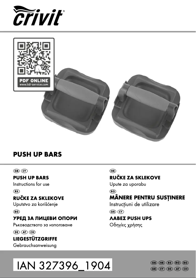 Imagen de la primera página del manual del dispositivo IAN 327396