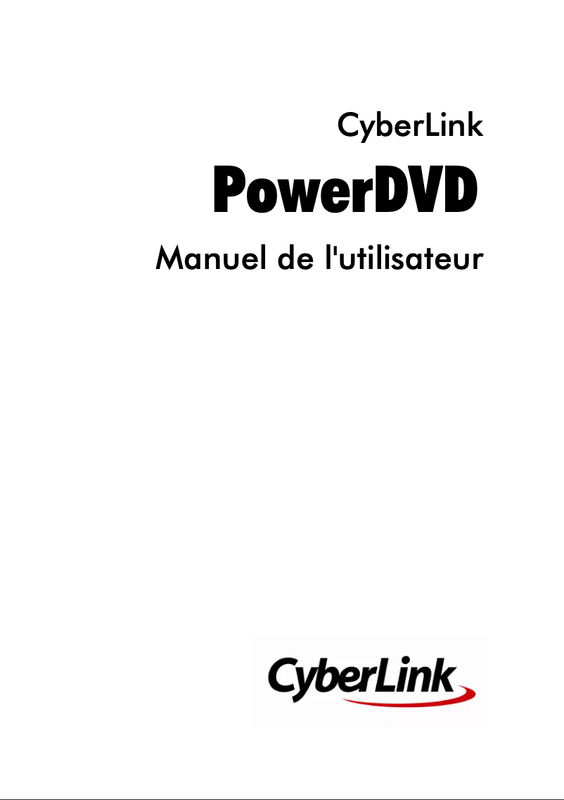 Imagen de la primera página del manual del dispositivo PowerDVD 12