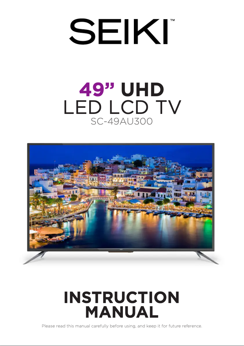 Imagen de la primera página del manual del dispositivo SC-49AU300