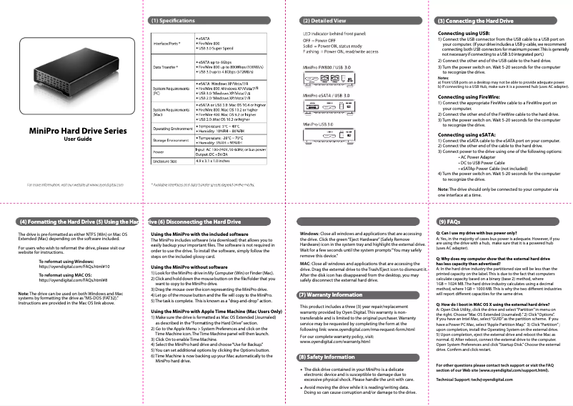 Imagen de la primera página del manual del dispositivo U32-54-1000-M