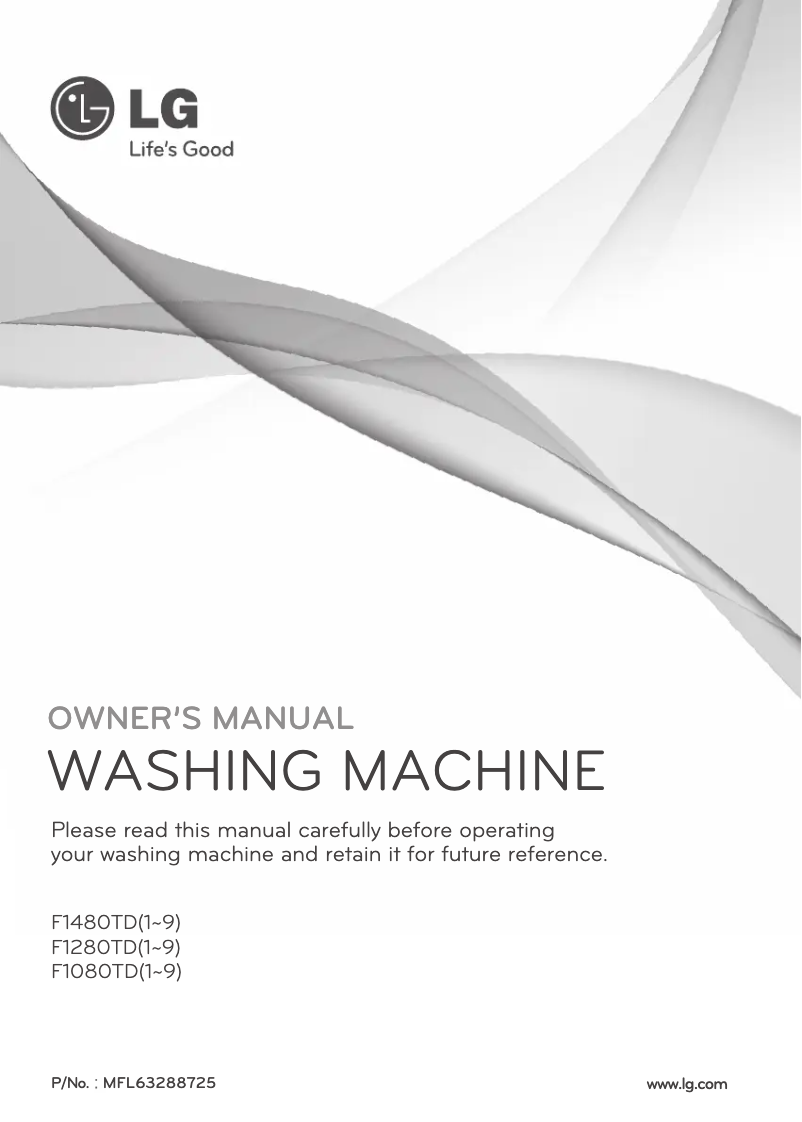 Imagen de la primera página del manual del dispositivo F1480TD6