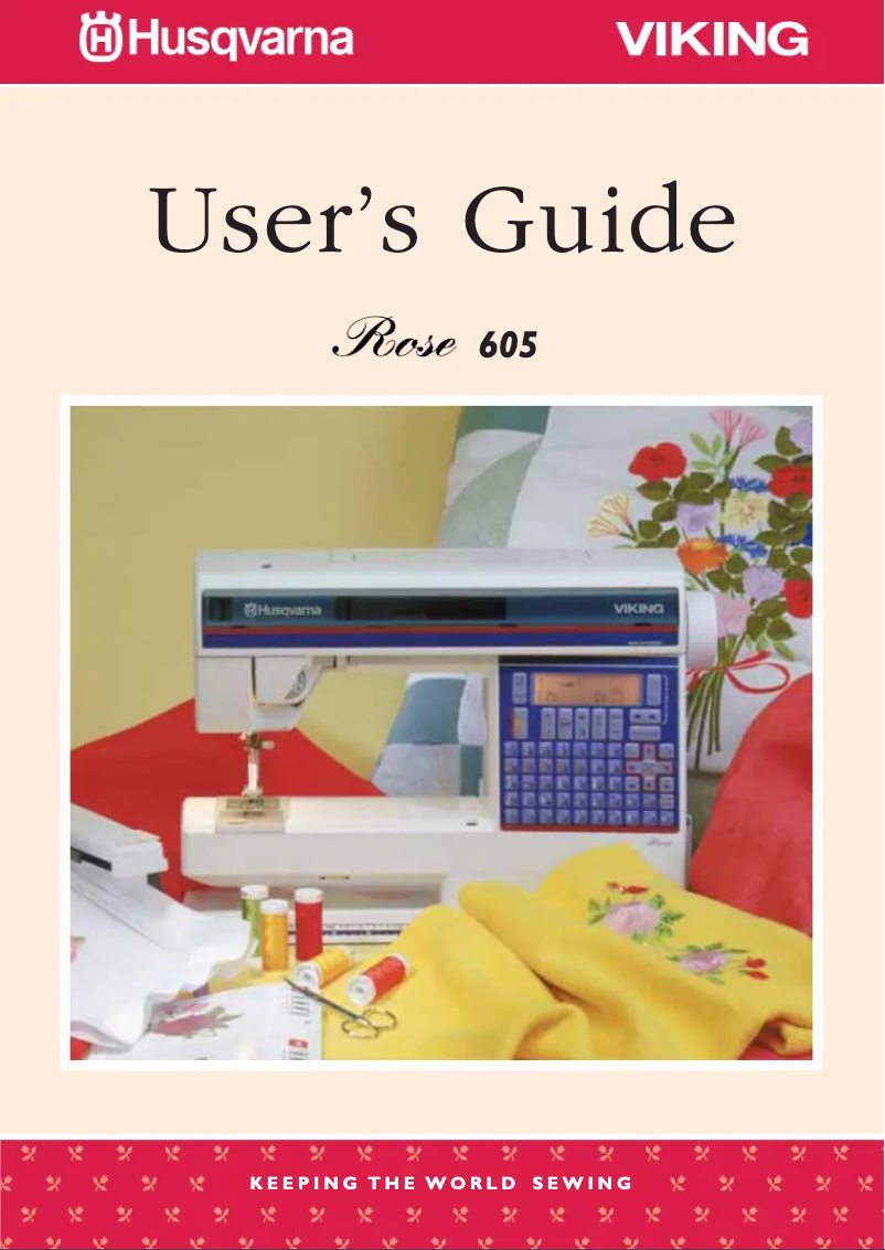 Página 1 del manual Manual de usuario Husqvarna Rose 605