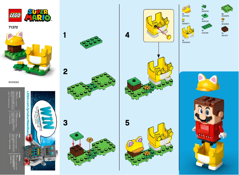 Página 1 del manual Manual de usuario Lego Super Mario 71372