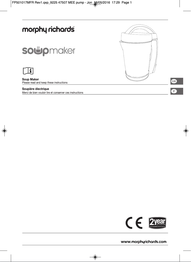Imagen de la primera página del manual del dispositivo 501017