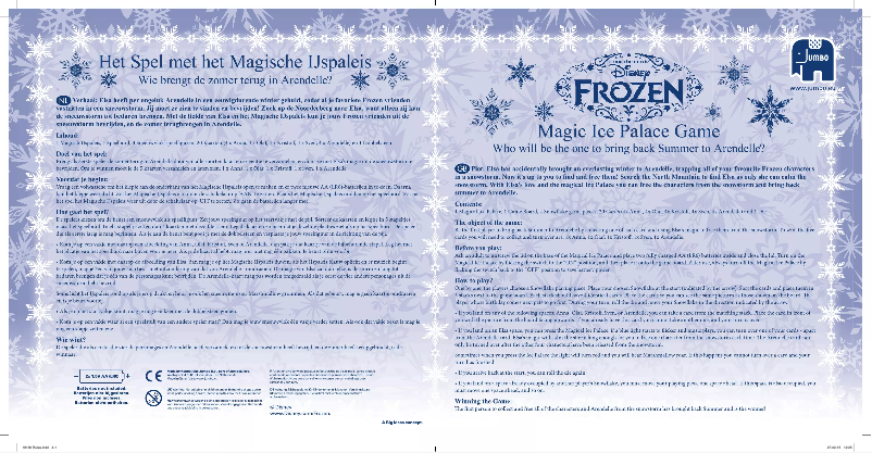 Página 1 del manual Manual de usuario Jumbo Disney Frozen Magic Ice Palace
