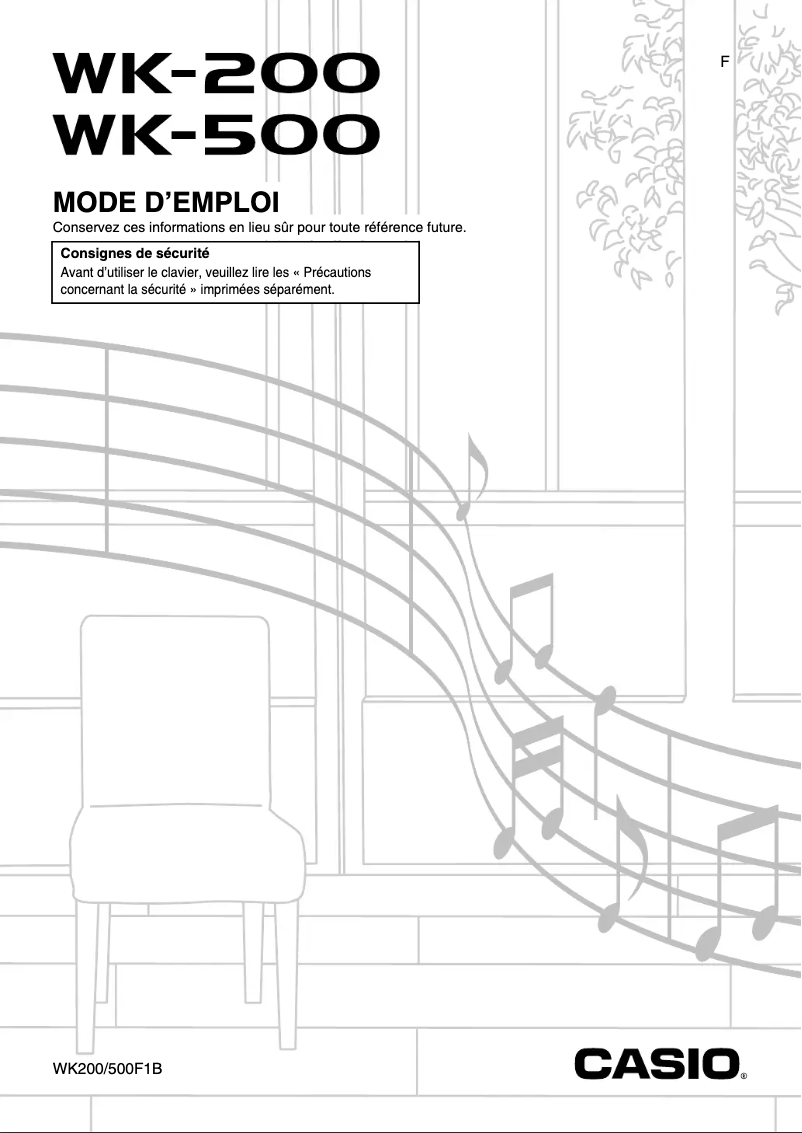 Imagen de la primera página del manual del dispositivo WK-500