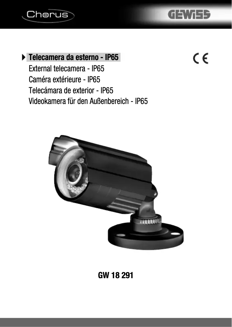 Página 1 del manual Manual de usuario Gewiss GW18291