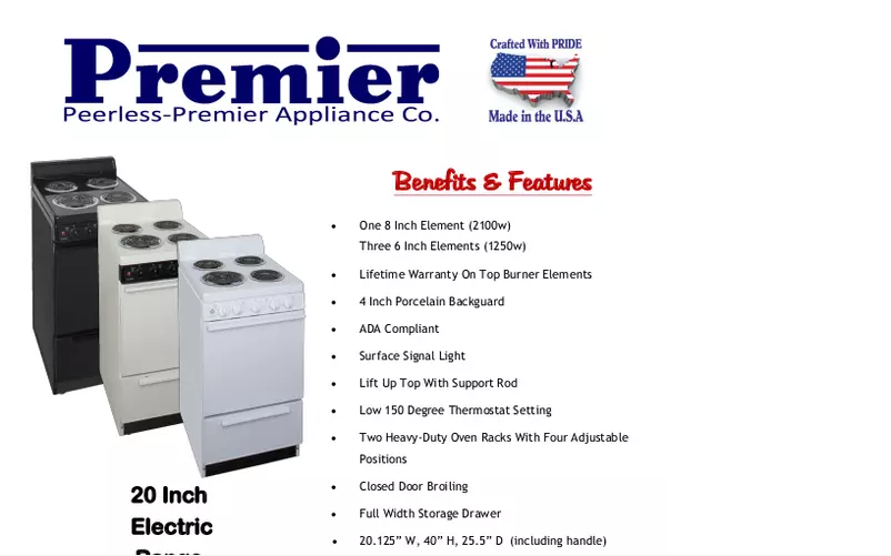 Página 1 del manual Manual de usuario Premier EAK100TP