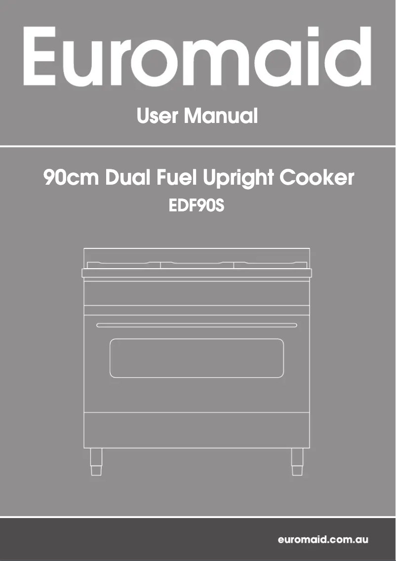 Página 1 del manual Manual de usuario Euromaid EDF90S