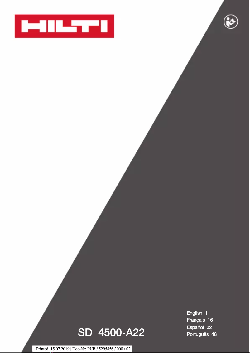 Imagen de la primera página del manual del dispositivo PBH S CRS M1