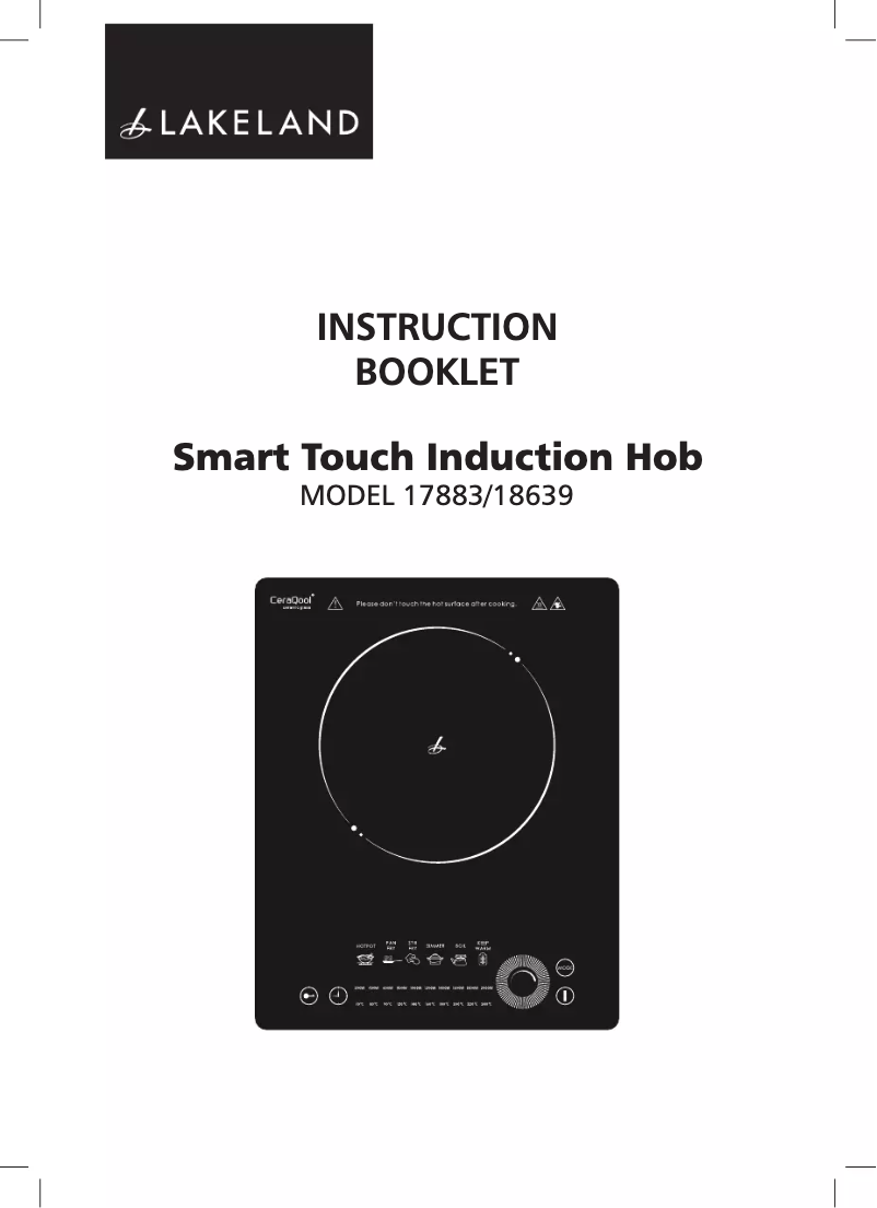 Página 1 del manual Manual de usuario Lakeland 18639 Smart Touch