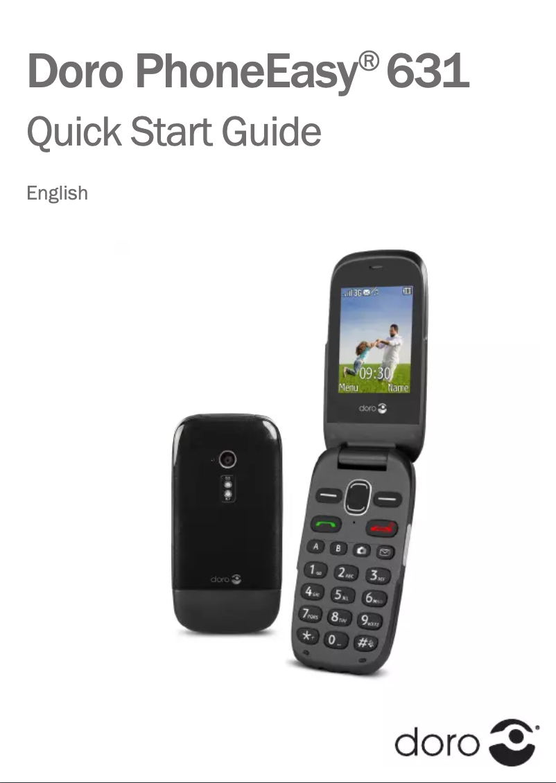 Imagen de la primera página del manual del dispositivo PhoneEasy 631