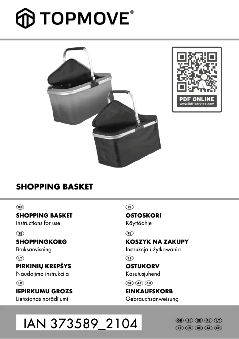 Página nº 1 - Manual de usuario Topmove IAN 373589