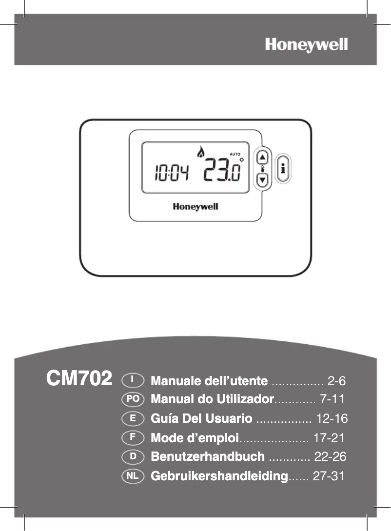 Imagen de la primera página del manual del dispositivo CM702